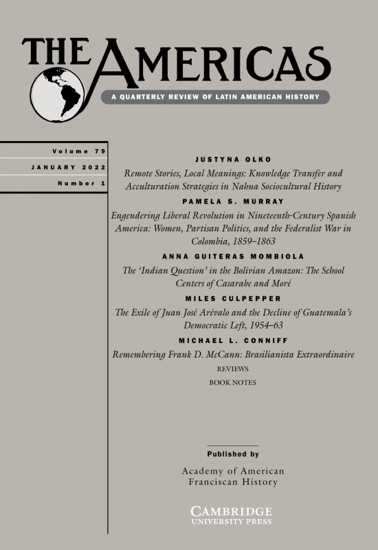Journal of the Americas